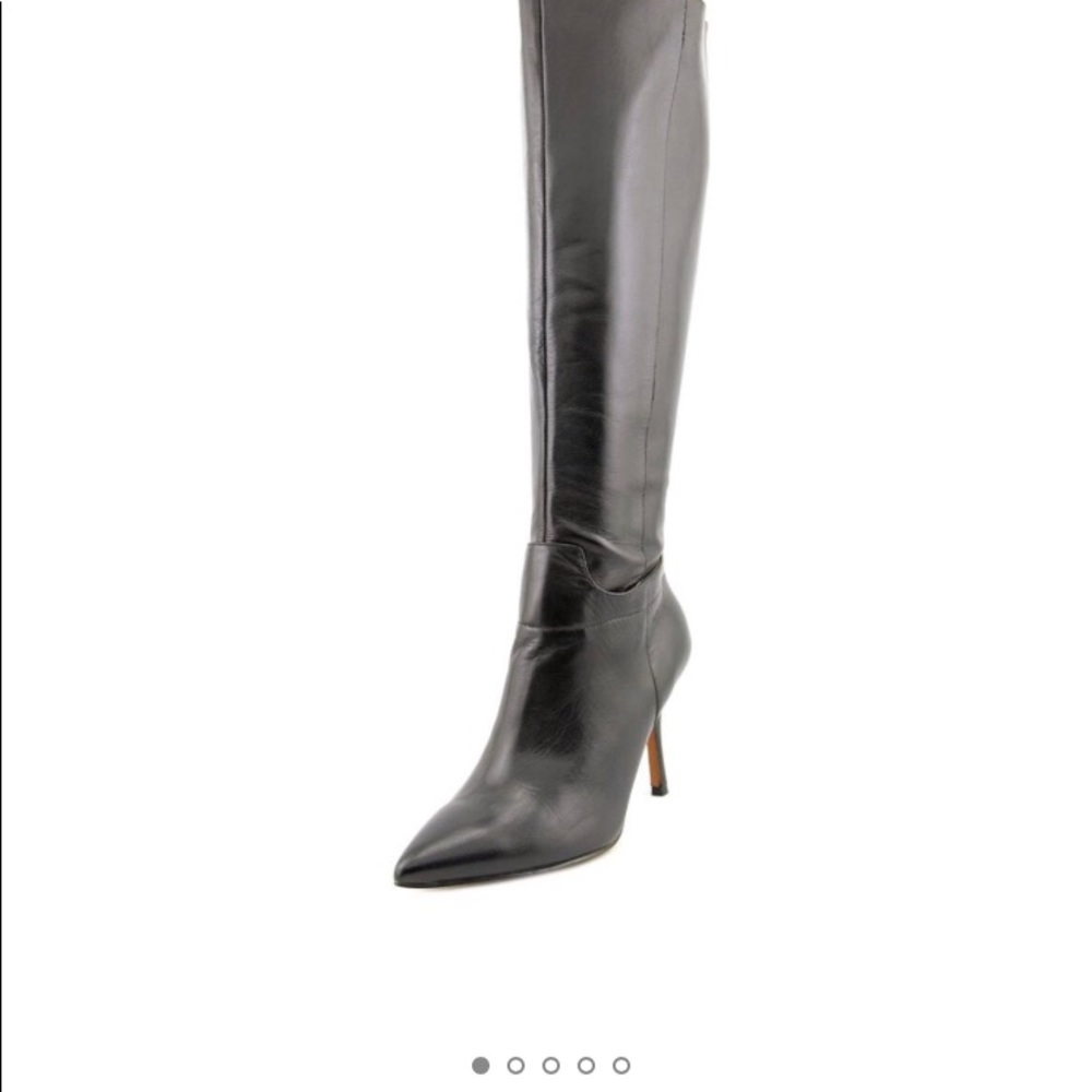 Beautiful Black Leather Boots - Nine West